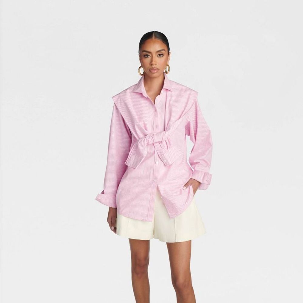 KBB by Kahlana -  Women's 'The Double Layer Button-Do Pink